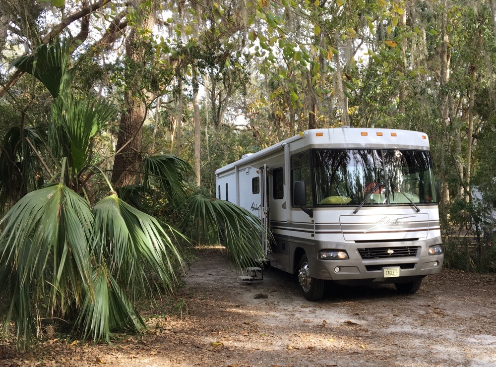 campsite at kathryn abbey hanna park in jacksonville