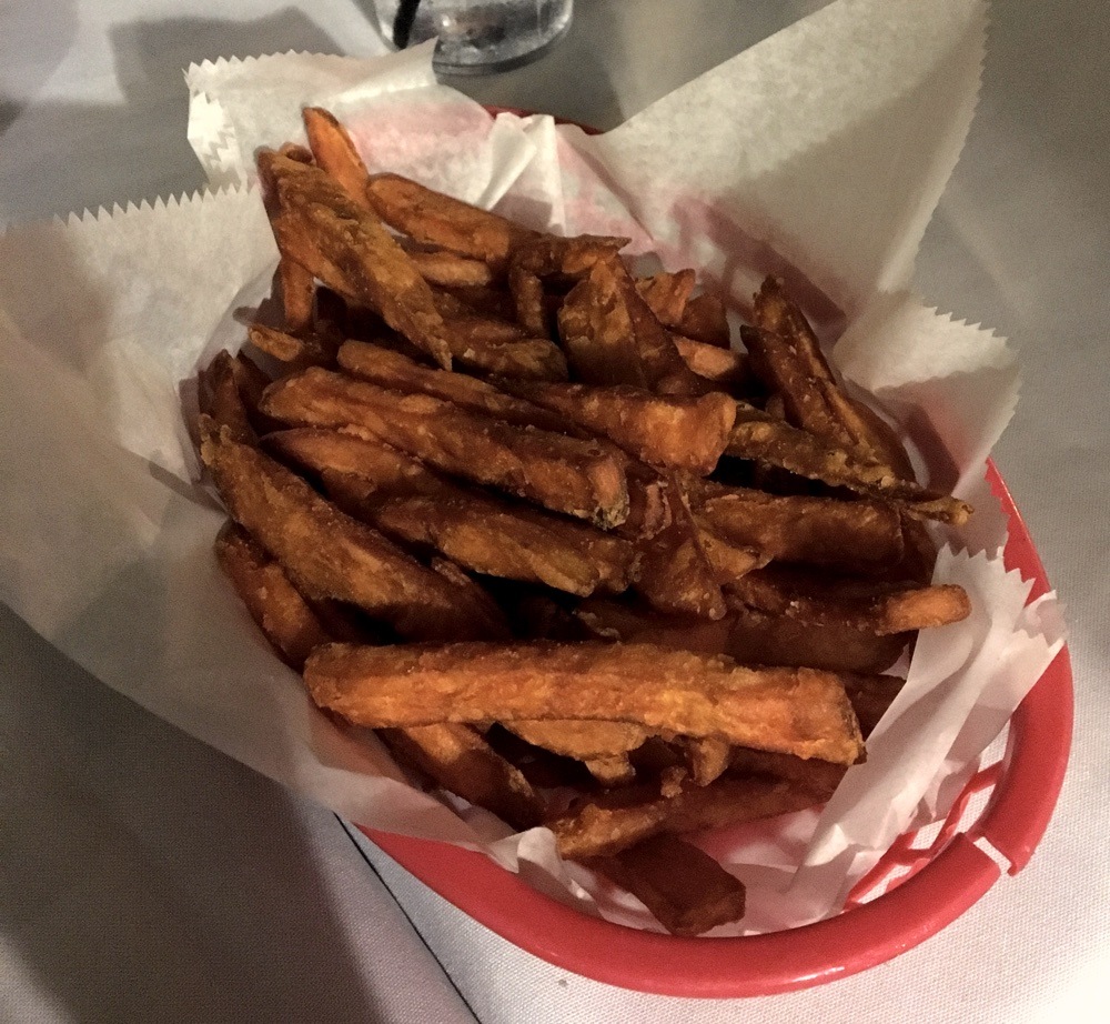 sweet potato fries at castaway