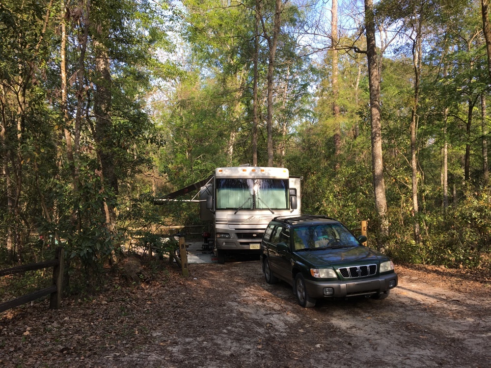 RV camping at Oleno State Park.