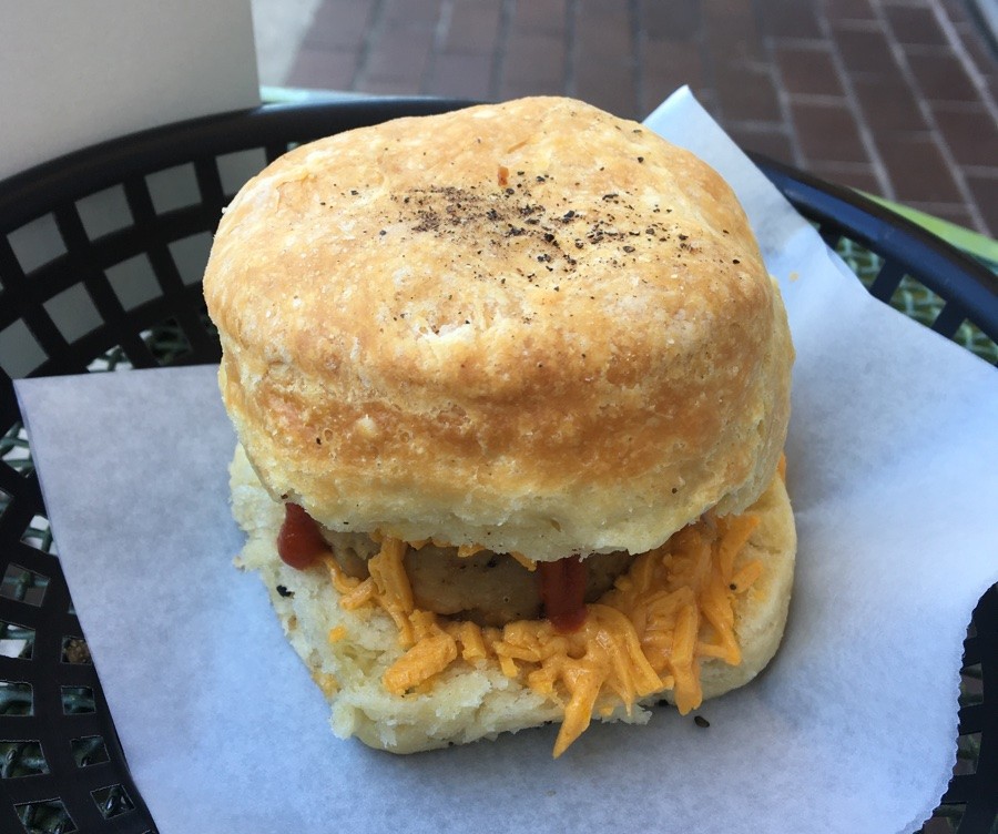 black pepper breakfast biscuit at sweet theory.