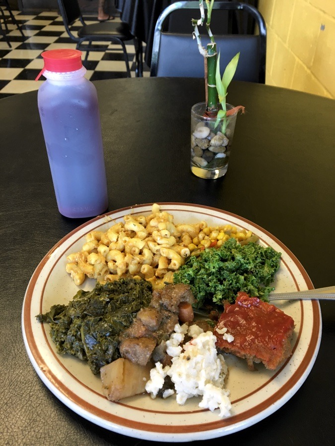 buffet plate from back to edenz in macon.