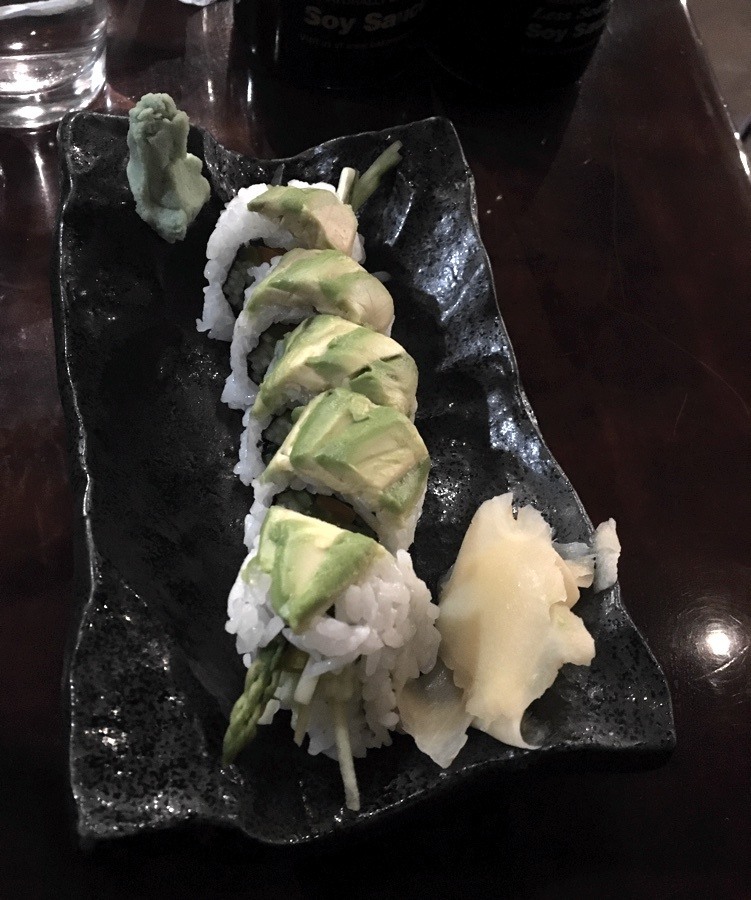 avocado roll at yoshimatsu.