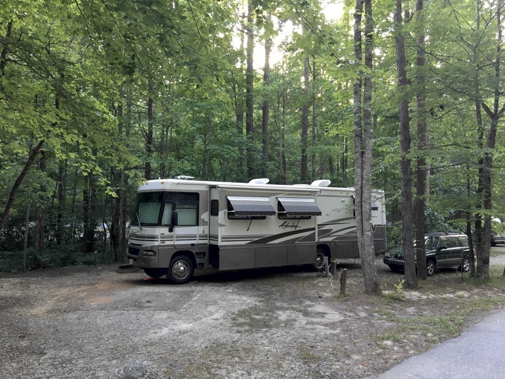 Site 10 at Table Rock State Park in South Carolina.