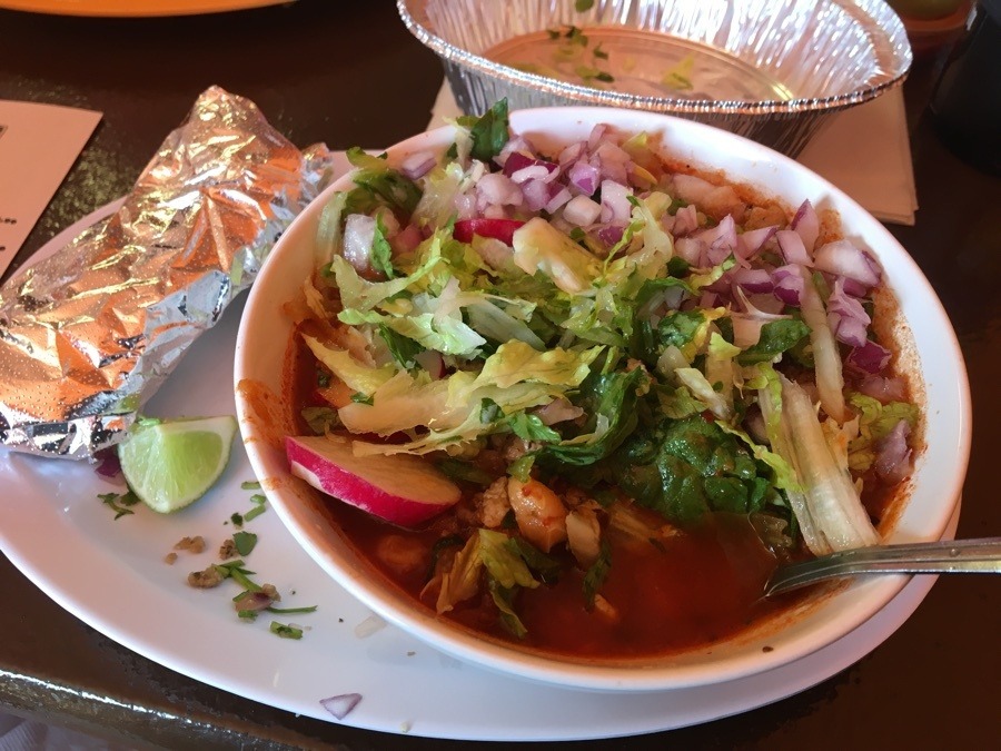 Posole from Pancho's Tacos in Las Vegas.