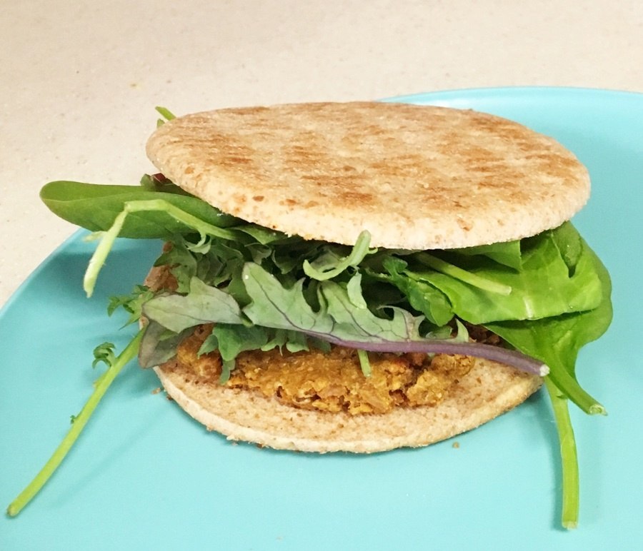 Indian Lentil Burgers VeganRV
