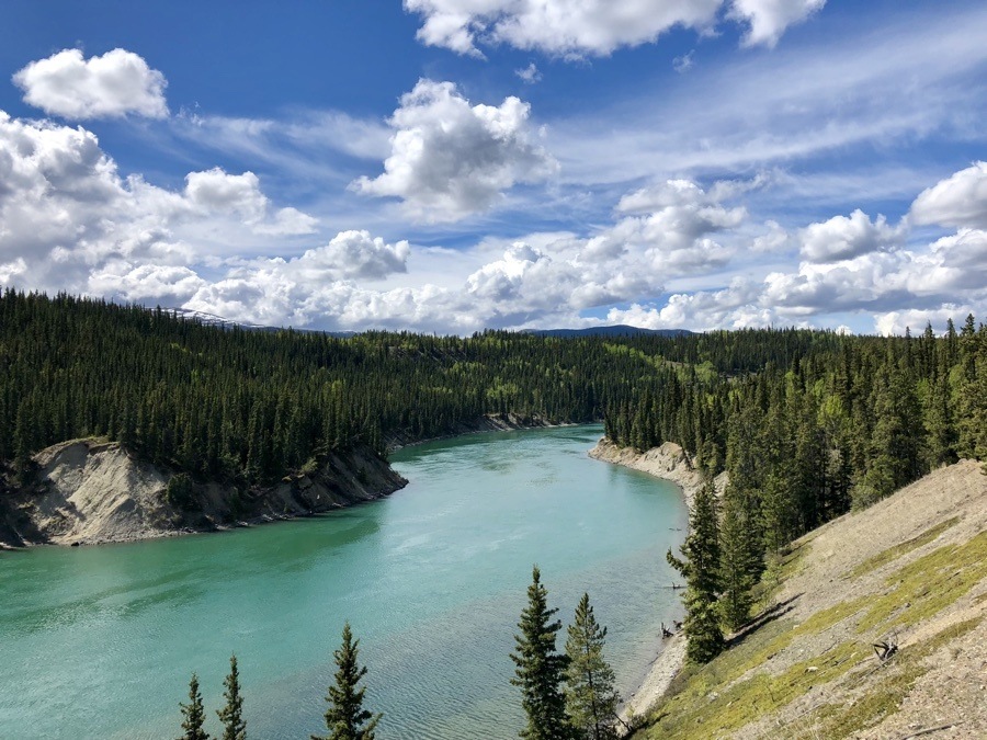miles canyon and the yukon river.