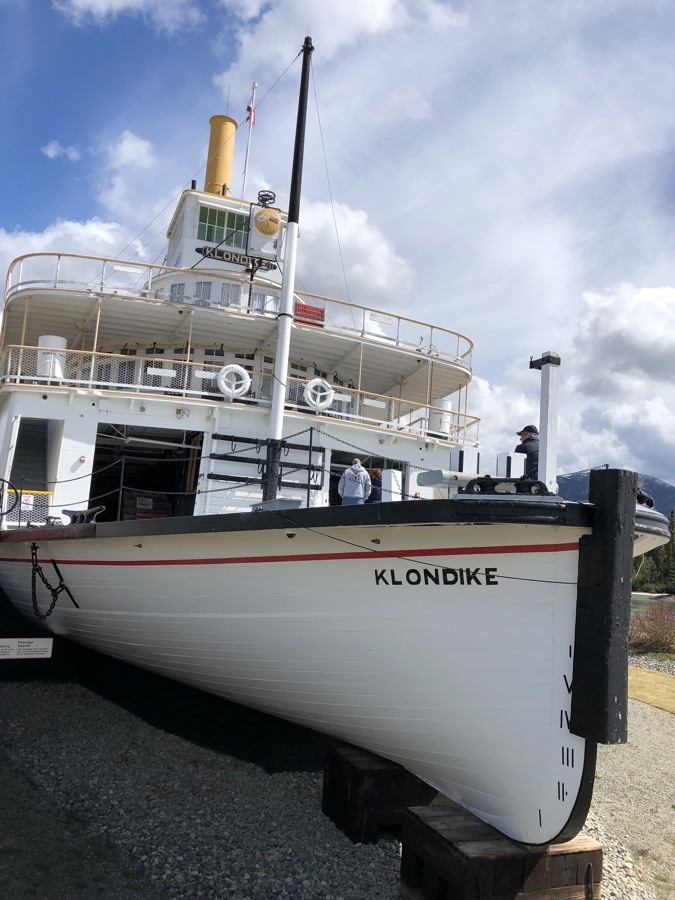 another view of the ss klondike riverboat in whitehorse.