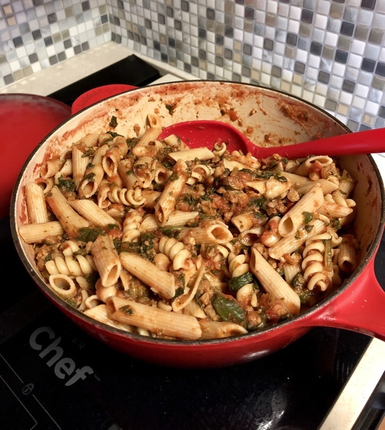 pasta e fagioli recipe from pantry items.