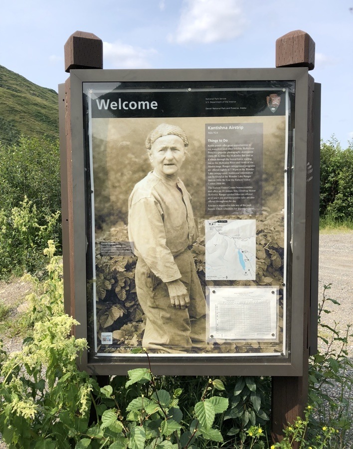 Welcome to Kantishna sign.