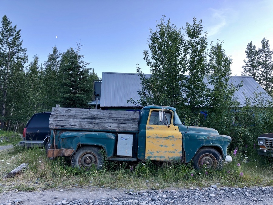 truck in mccarthy alaska.