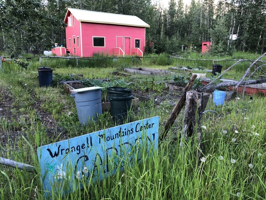 community garden in mccarthy alaska.