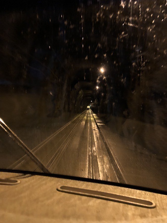 taking an RV through the Whittier tunnel.