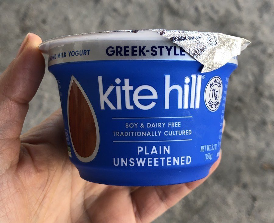kite hill unsweetened plain greek yogurt.