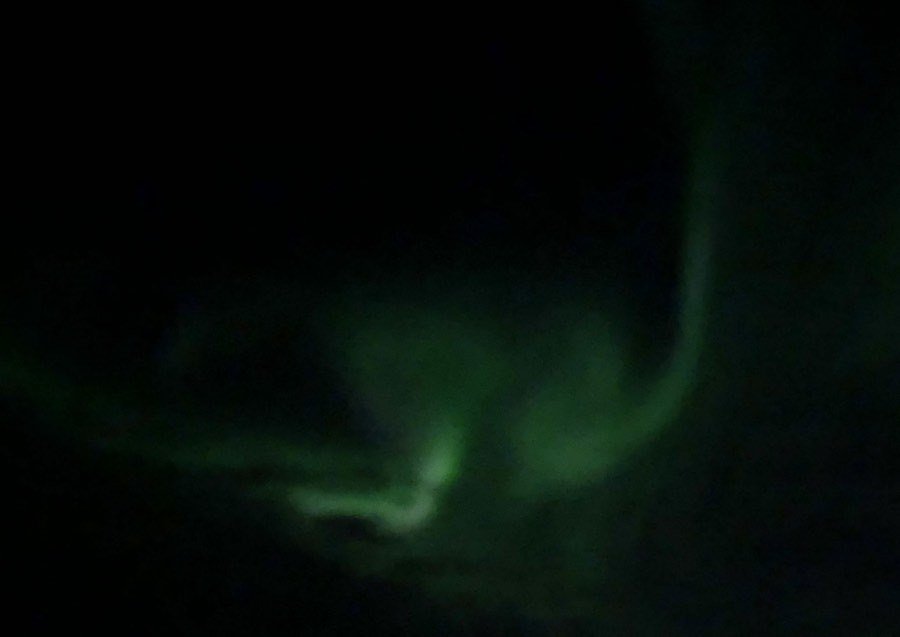 northern lights in fairbanks, alaska.