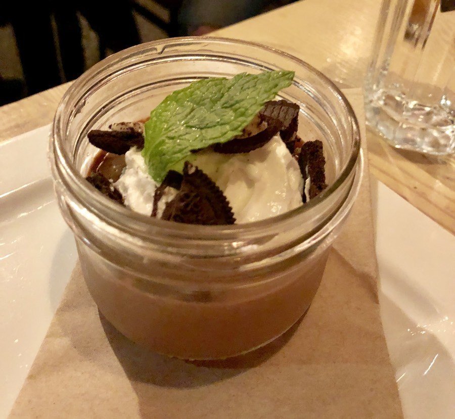cookies and cream pots at meet in gastown vancouver bc.