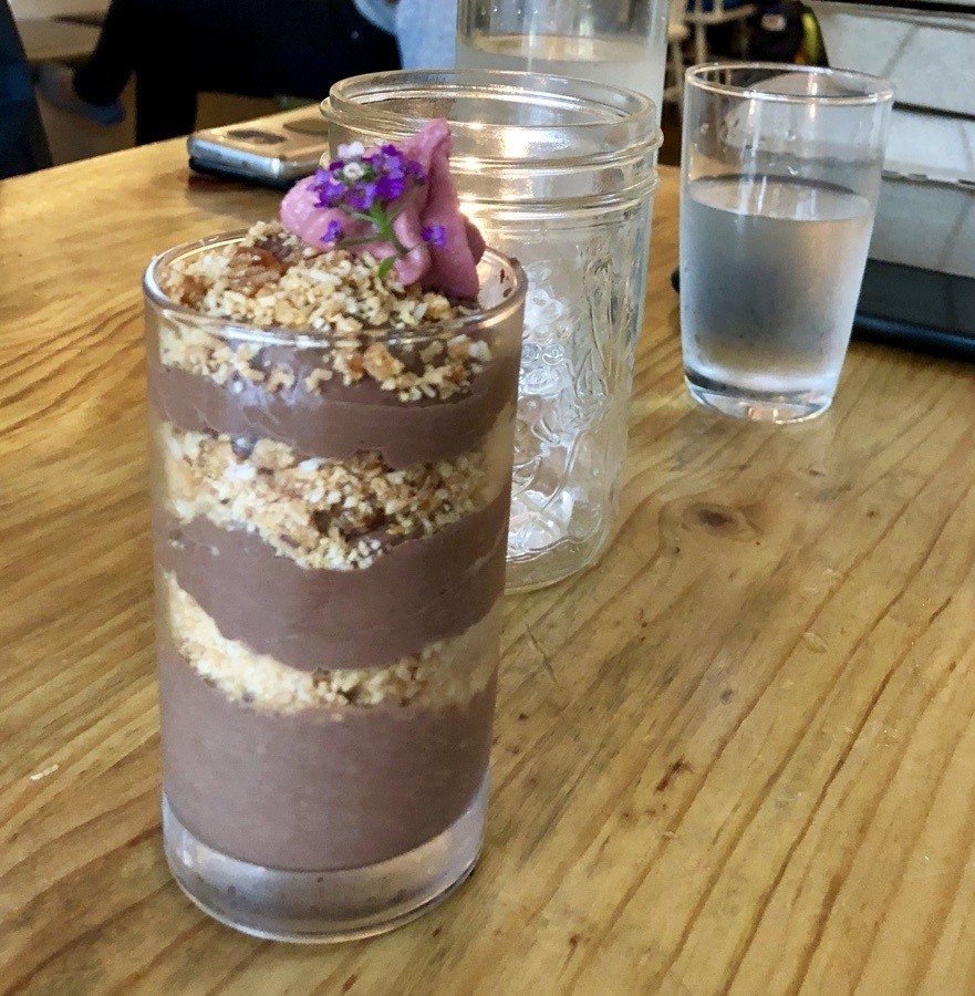 chocolate mousse at the arbor in vancouver bc.