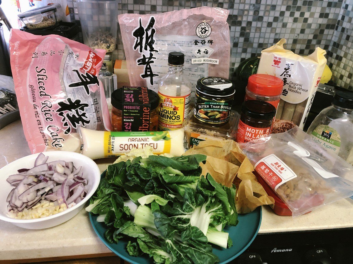 korean stew ingredients.