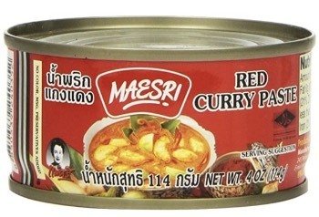 maesri red curry paste.