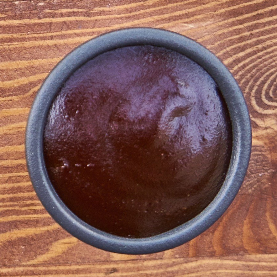 diy bbq sauce in a cup.